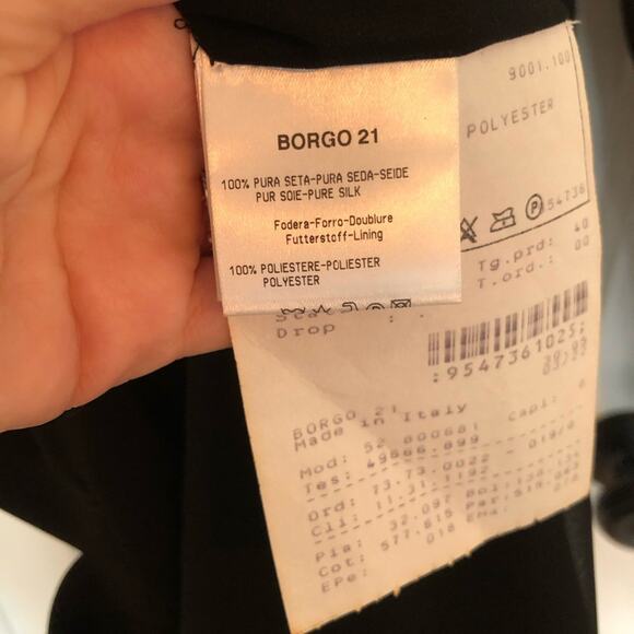 Giorgio Armani Black Silk Chiffon Dress - Picture 8 of 11